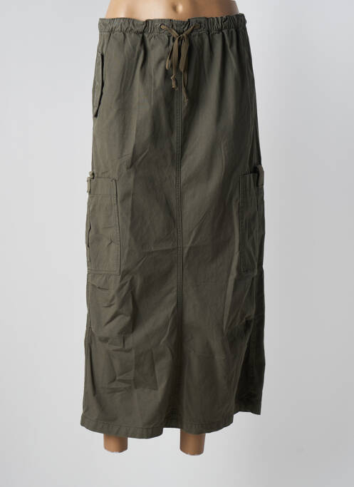 Fustă midi verde GEISHA femeie