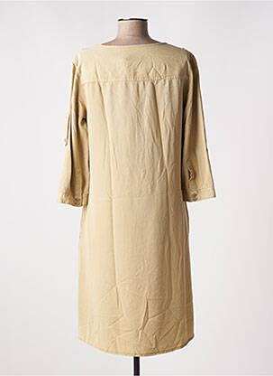 Rochie midi mâneci lungi mâneci lungi bej GEISHA femeie