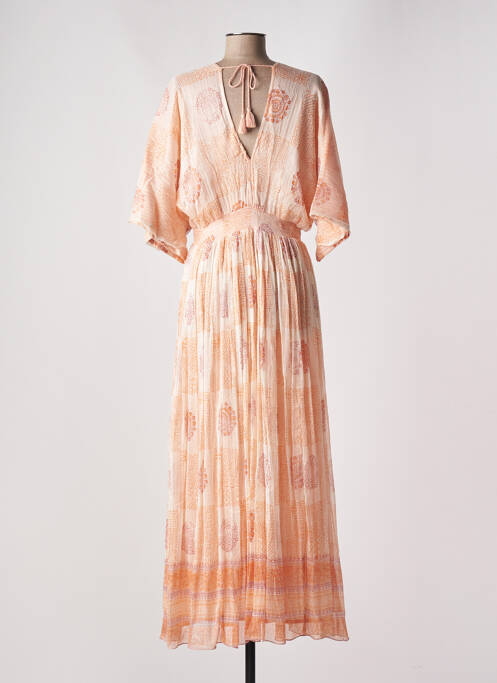 Rochie lungă roz MAISON HOTEL femeie