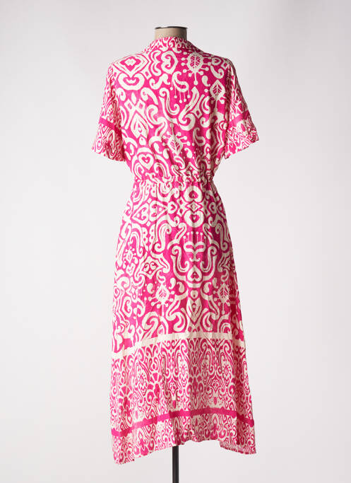 Rochie lungă roz GEISHA femeie