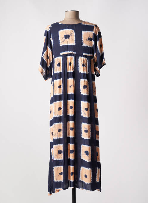 Rochie lungă albastru MAISON HOTEL femeie