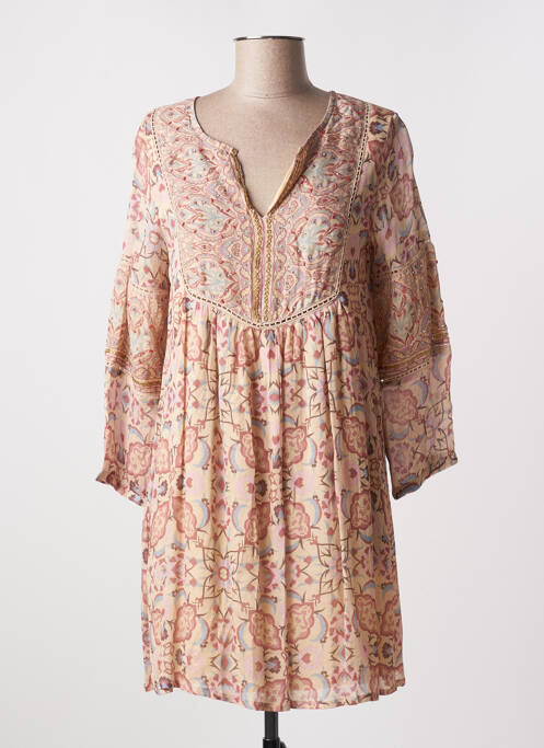 Rochie midi bej NEKANE femeie