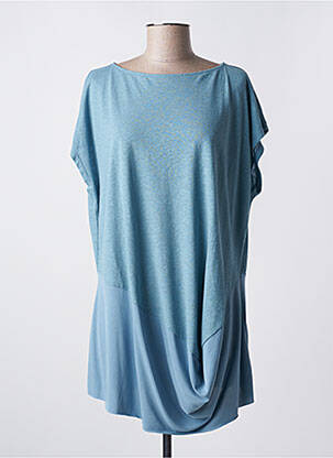 Tunică mâneci scurte albastru OZAI N KU femeie