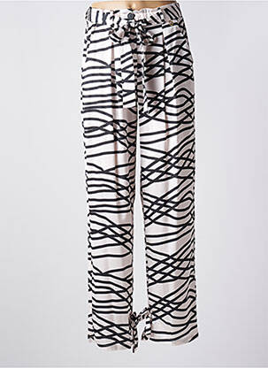 Pantalon larg alb RELISH femeie