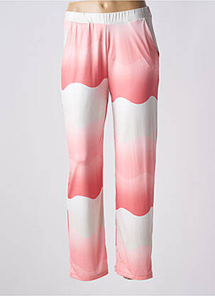 Pantalon drept roz SCORZZO femeie