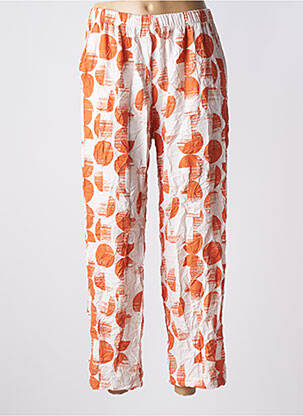 Pantalon drept portocaliu GERSHON BRAM femeie