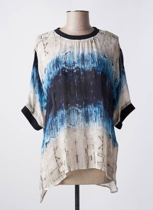 Tunică mâneci scurte bej NÜ femeie