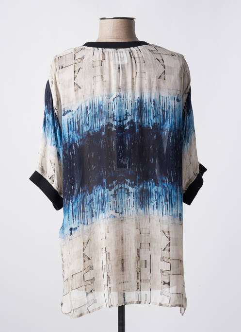 Tunică mâneci scurte bej NÜ femeie