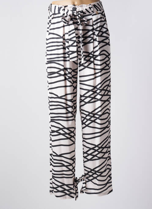 Pantalon larg alb RELISH femeie