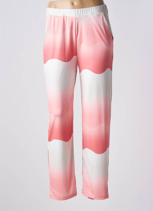 Pantalon drept roz SCORZZO femeie