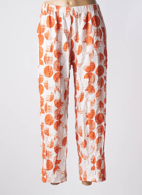 Pantalon drept portocaliu GERSHON BRAM femeie