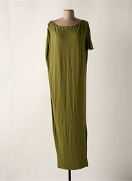Rochie lungă mâneci scurte mâneci scurte verde LOLA CASADEMUNT femeie