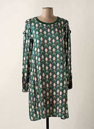 Rochie midi mâneci lungi mâneci lungi verde LES BLONDINETTES femeie