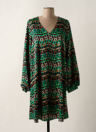 Rochie midi croială fluidă mâneci lungi verde JOSEPH RIBKOFF femeie