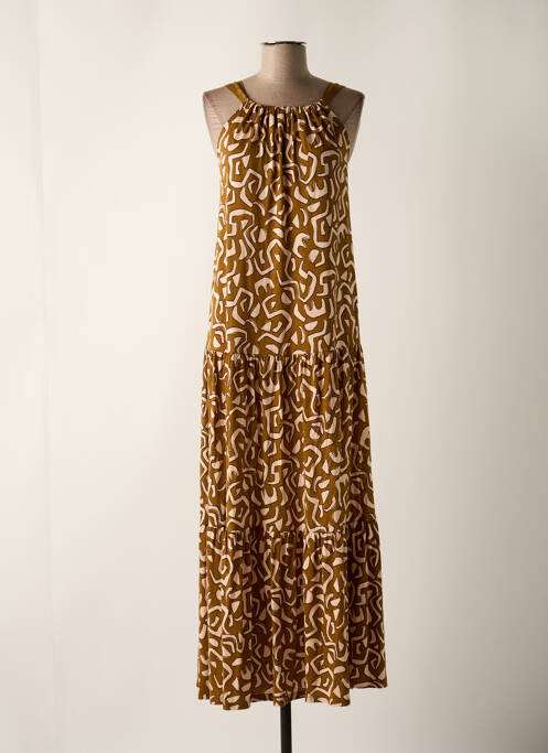 Rochie lungă maro SURKANA femeie