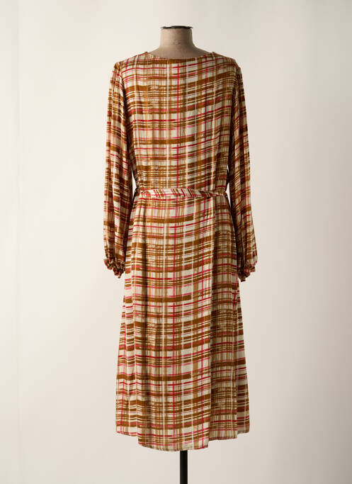 Rochie lungă maro LES BLONDINETTES femeie