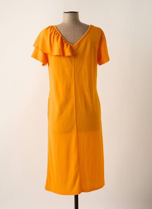 Rochie midi portocaliu SCORZZO femeie