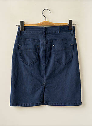 Fustă scurtă buzunare albastru B.S JEANS femeie