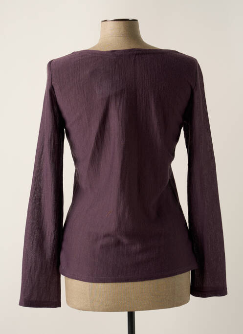 Top violet HETEROCLITE femeie