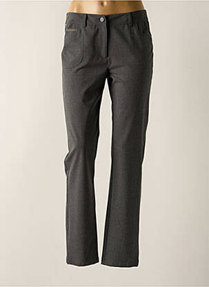 Pantalon drept gri AGATHE & LOUISE femeie