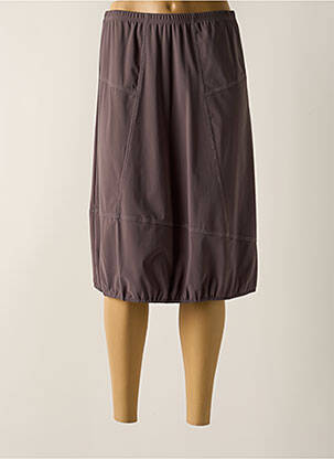 Fustă midi gri JEAN DELFIN femeie