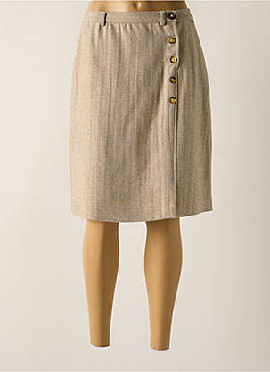 Fustă midi bej AGATHE & LOUISE femeie