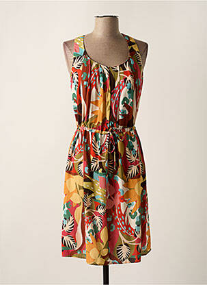 Rochie midi roșu C'EST BEAU LA VIE femeie