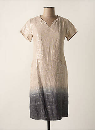 Rochie midi bej MERI & ESCA femeie