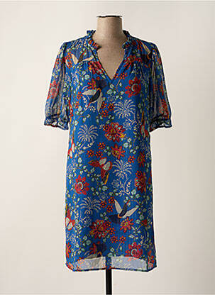 Rochie midi albastru AKOZ DE TOI femeie