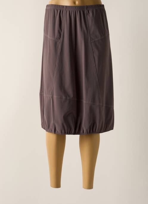 Fustă midi gri JEAN DELFIN femeie