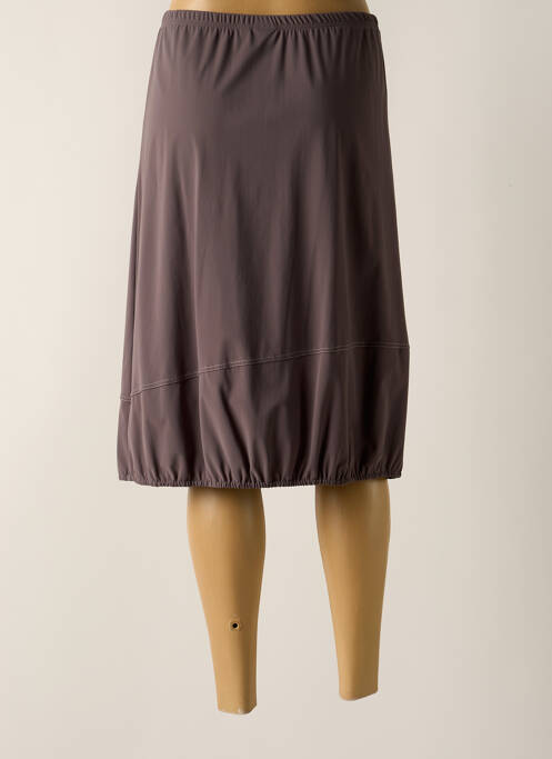 Fustă midi gri JEAN DELFIN femeie