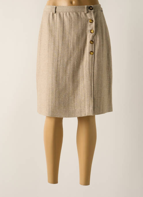 Fustă midi bej AGATHE & LOUISE femeie