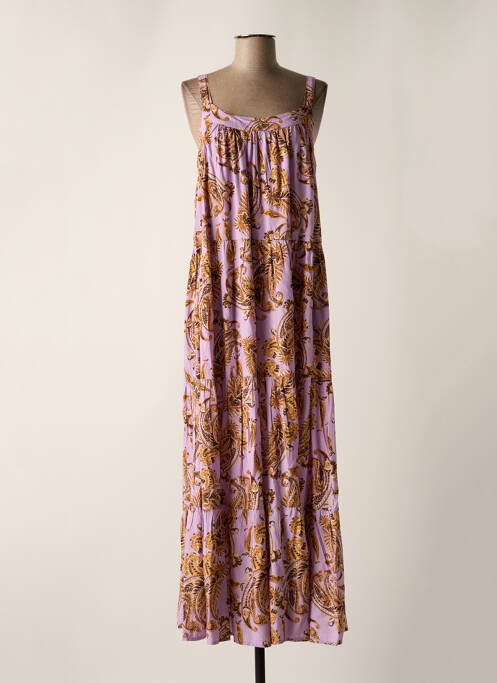 Rochie lungă violet CREAM femeie