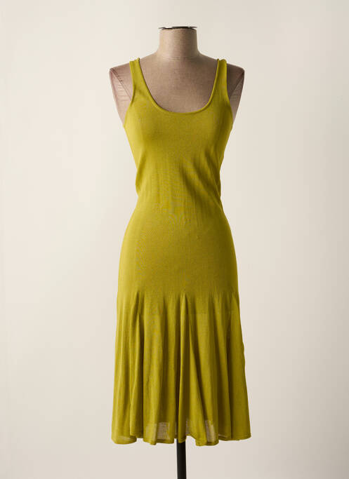 Rochie pulover verde MAIS IL EST OU LE SOLEIL femeie