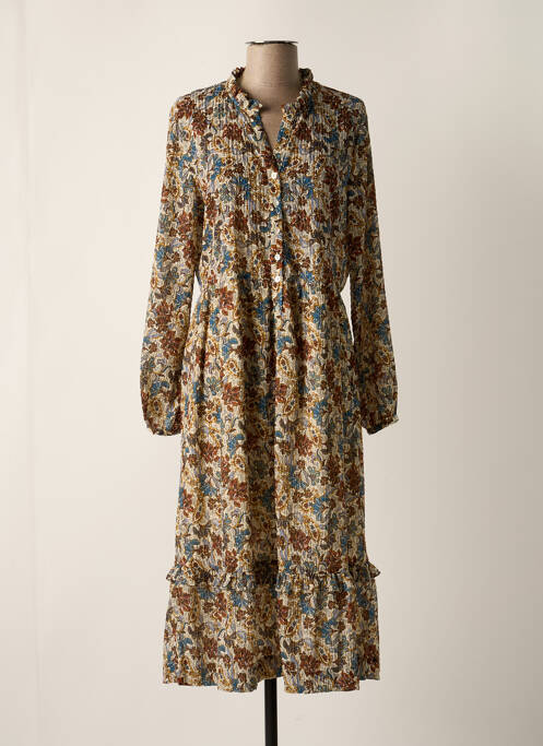 Rochie midi maro C'EST BEAU LA VIE femeie