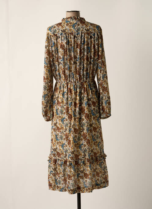 Rochie midi maro C'EST BEAU LA VIE femeie