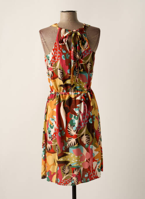 Rochie midi roșu C'EST BEAU LA VIE femeie