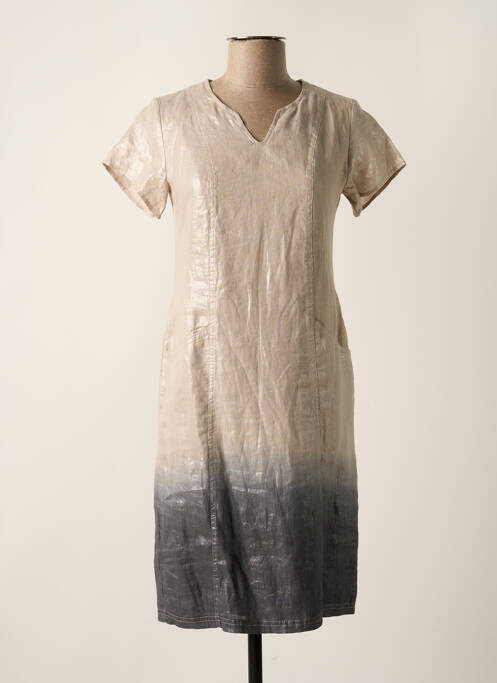 Rochie midi bej MERI & ESCA femeie