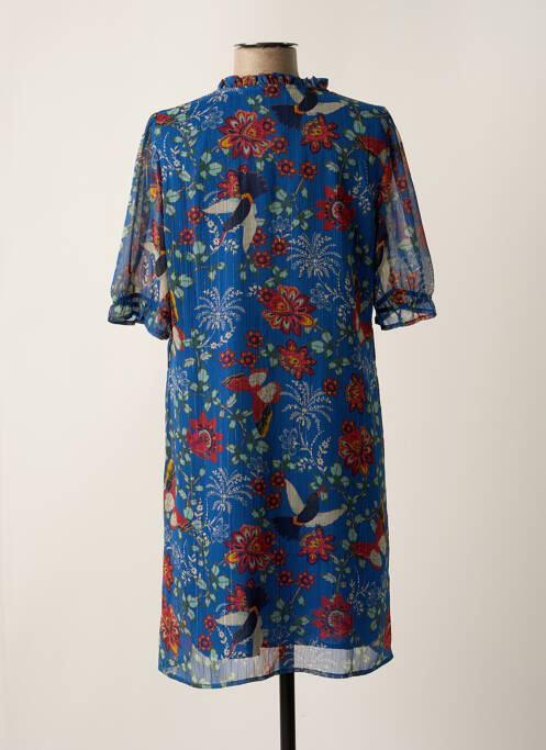 Rochie midi albastru AKOZ DE TOI femeie