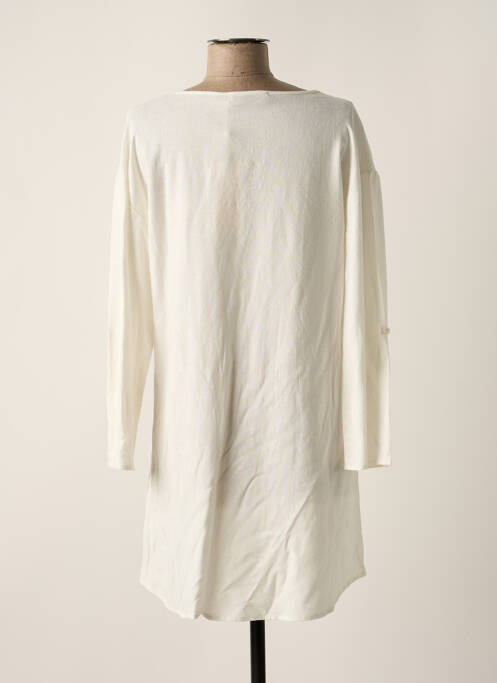 Tunică mâneci lungi alb CREAM femeie