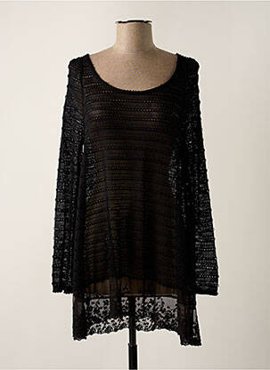 Tunică mâneci lungi negru G!OZE femeie