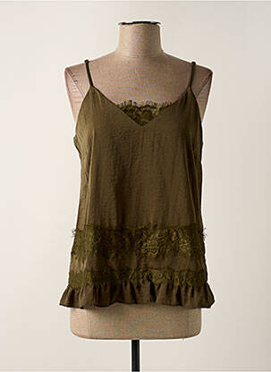 Top verde CREAM femeie