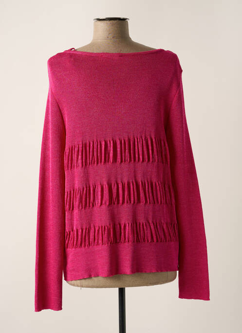 Vestă cu mâneci lungi roz EQUATION femeie