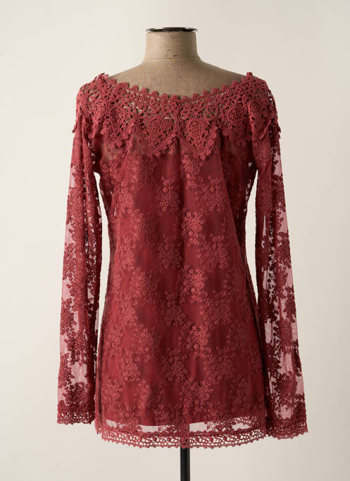 Tunică mâneci lungi roz MAIS IL EST OU LE SOLEIL femeie