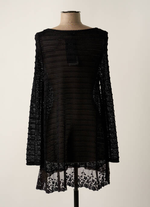 Tunică mâneci lungi negru G!OZE femeie