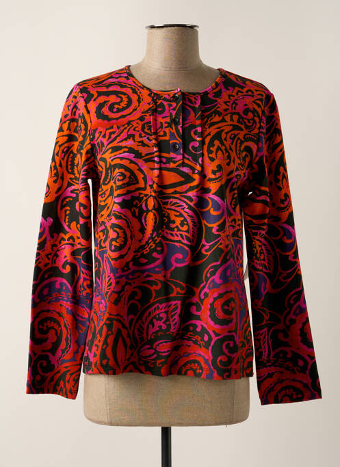 Tricou elasticitate mâneci lungi portocaliu AGATHE & LOUISE femme