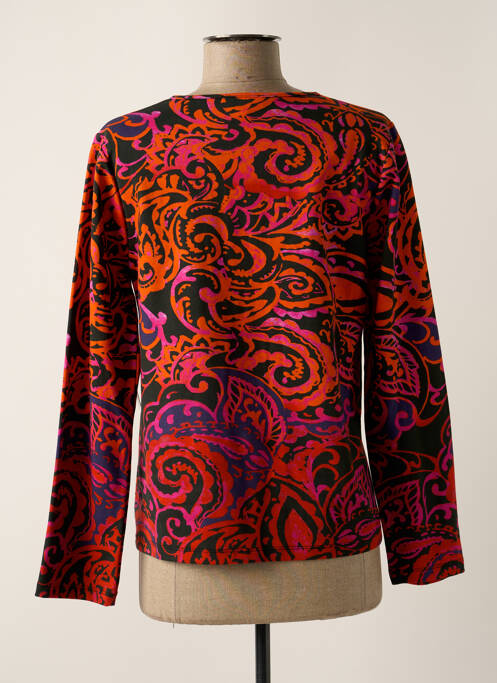 Tricou elasticitate mâneci lungi portocaliu AGATHE & LOUISE femme