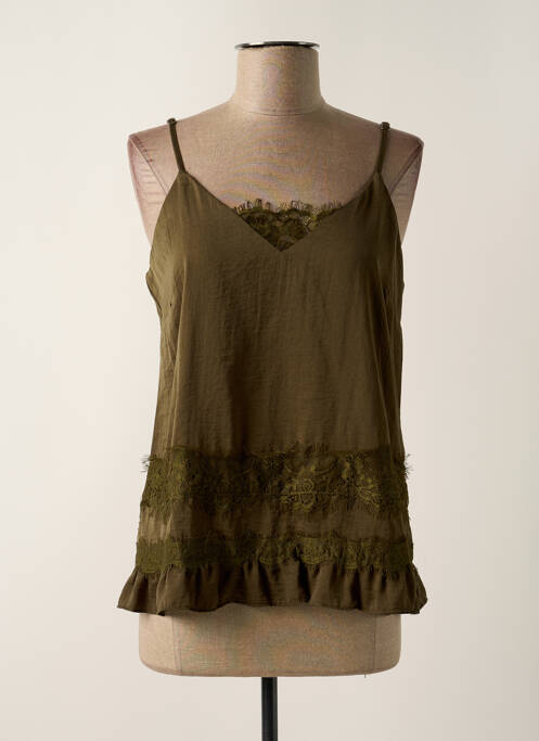 Top verde CREAM femeie