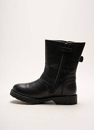 Botine/ghete material neted toc mic negru PALLADIUM fată