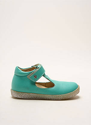 Sandale/Pantofi decupați verde FALCOTTO fată
